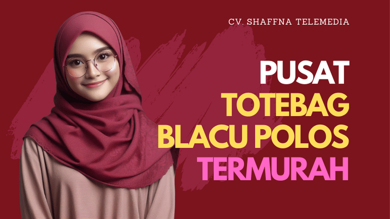 produsen totebag blacu polos custom termurah - Canvas Tote Bag Polos