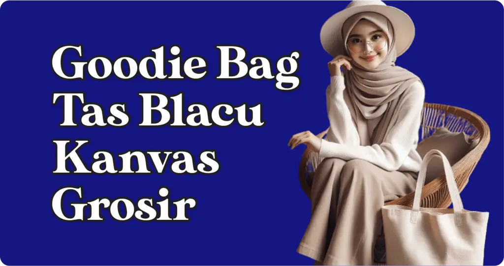  Tas Blacu Kanvas Grosir